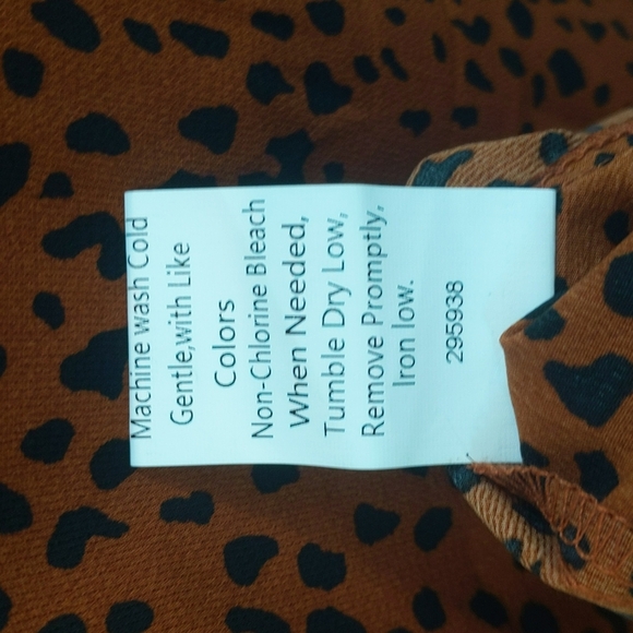 NWOT Casual Long Sleeve Loose V-Neck Swing Mini Dress - Size M - Picture 12 of 12